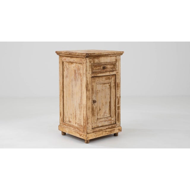 19th Century French Wood Patinated Bedside Table For Sale In Greensboro - Image 6 of 18