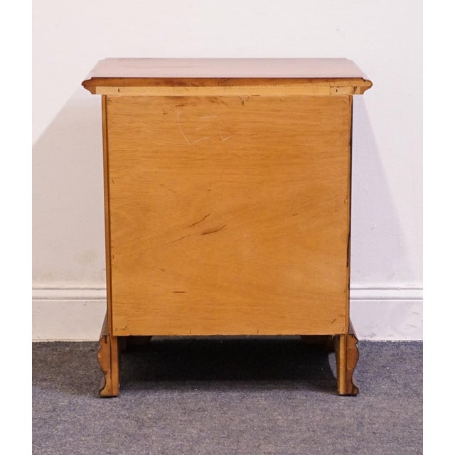 Cresent Furniture Solid Cherry Traditional Style 22" Three Drawer Nightstand For Sale - Image 10 of 12