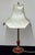 Empire Brass Table Lamp with Fabric Shade from Unbekannt, 1960s For Sale - Image 4 of 11