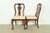 Thomasville Chippendale Carved Cherry Wood Dining Chairs, Set of Four For Sale - Image 10 of 13
