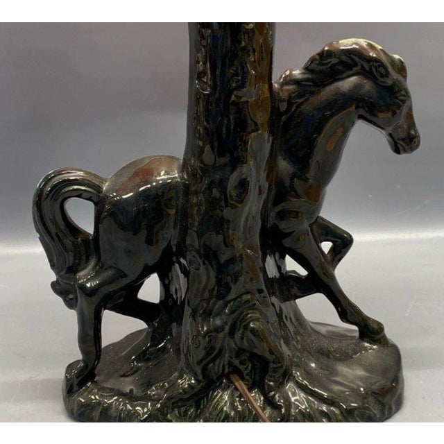 1950s Mid-Century Modern Phil Mar Porcelain Mare & Colt Horse Table Lamp - a Pair For Sale In Pittsburgh - Image 6 of 14