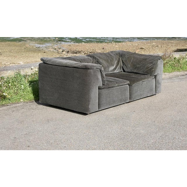 Gray Player Sofa by Hans Hopfer for Roche Bobois, 1972, Set of 2 For Sale - Image 8 of 18