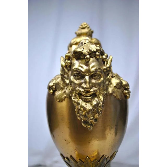 Large 19th Century French Ormolu on Brass Fire Fender For Sale - Image 4 of 5