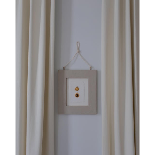 French Calla Frame, Paper Mache For Sale - Image 3 of 4