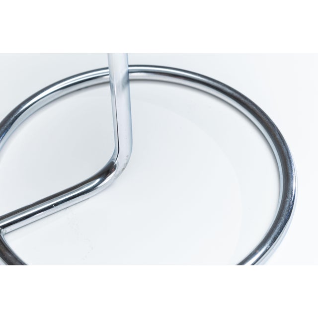 Chromed Table Lamp with Metal Shade and Curved Frame, 1970s For Sale - Image 11 of 12