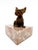 English Vintage Brass Scottie Dog Paperweight on Pink Marble Base – Hollywood Regency / Traditional For Sale - Image 3 of 10