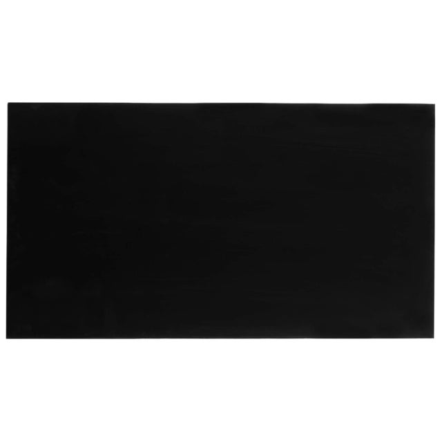 Retro Lacquer Floating Top Coffee Table in Black For Sale - Image 4 of 8