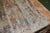 Beige 1980s Rustic Carved Panel Tan Wood Coffee Table W/ Aqua / Brown Bleached Indian For Sale - Image 8 of 16
