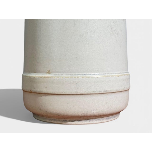 Desiree Stentöj, Table Lamp, White Glazed Stoneware, Denmark, 1960s For Sale - Image 10 of 10