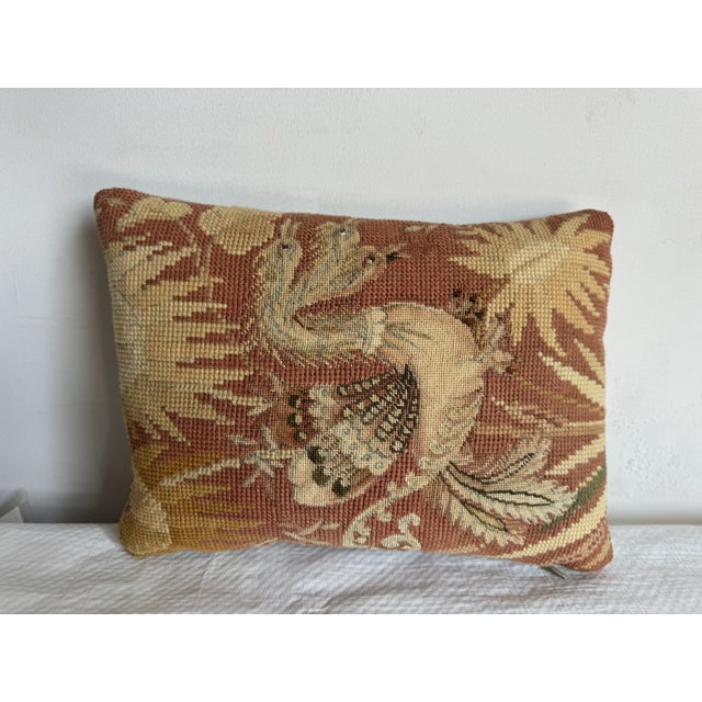 Traditional 1850 English Needlework Tapestry For Sale - Image 3 of 3