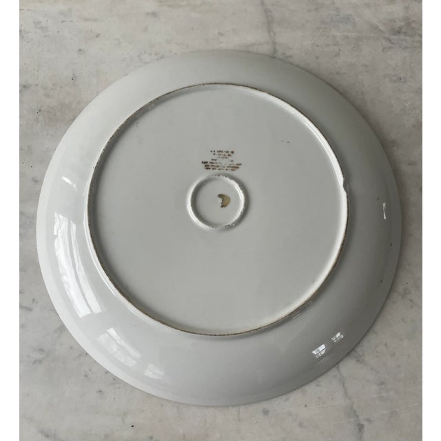 Vintage Japanese Porcelain Decorative Platter - Stamped For Sale In New York - Image 6 of 8