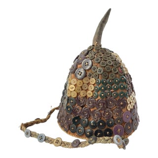 Early 20th Century Lega Bwami Society Hat For Sale