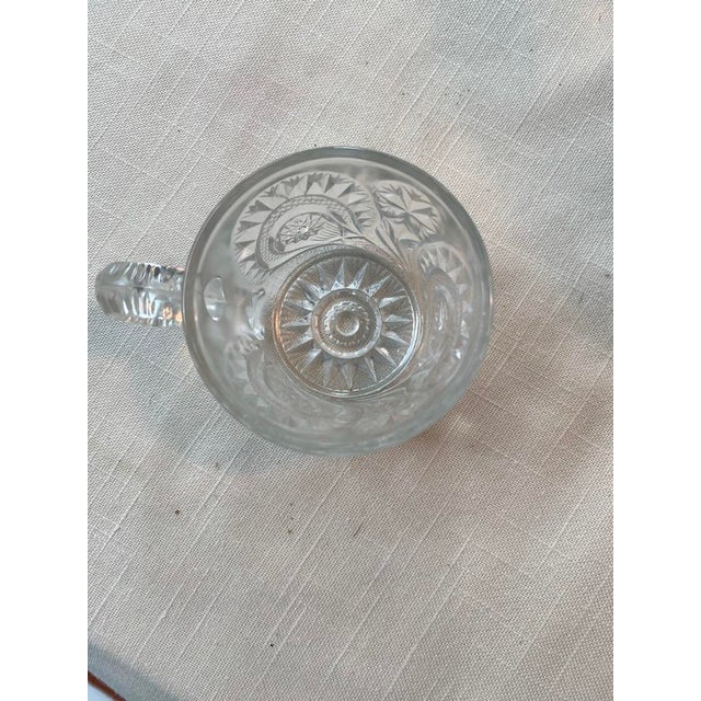 Early 20th Century Antique Cut Glass Punch Bowl and 17 Cups For Sale - Image 5 of 5