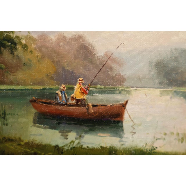 Salvador Caballero Pair of Fishermen Paintings For Sale - Image 15 of 18