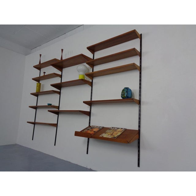 Teak Wall Unit by Kai Kristiansen for Feldballes Furniture Factory, 1960s, Set of 17 For Sale - Image 11 of 18