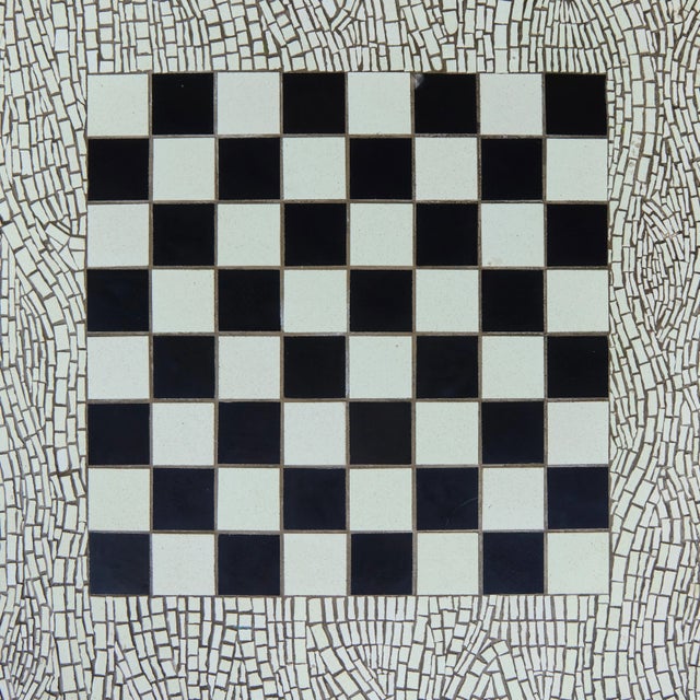 Ceramic Tile Chess Table in the Style of Gordon & Jane Martz For Sale - Image 13 of 18