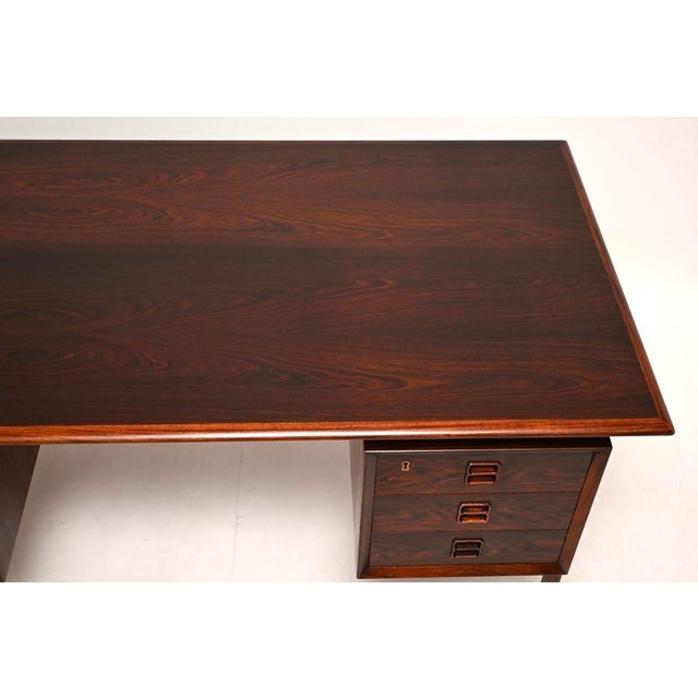 Wood Danish Vintage Desk by Arne Vodder for Brouer Møbelfabrik, 1960 For Sale - Image 7 of 11