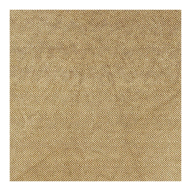 Sample - Schumacher Ashcombe Chenille Fabric in Toffee For Sale