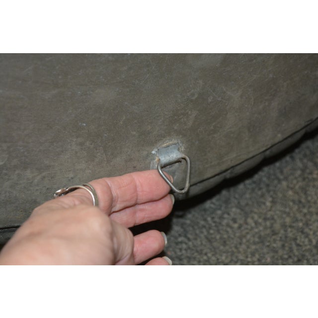 Vintage Middle Eastern Large Ornate Metal / Copper Fluted Edge Chai Tea Tray / Wall Decor For Sale - Image 10 of 14