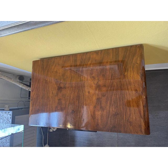 Wood Art Deco Console Table, 1930s For Sale - Image 7 of 8