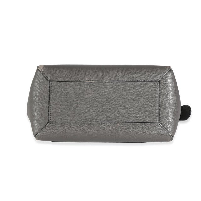 2010s Grey Grained Calfskin Micro Belt Bag For Sale - Image 5 of 8