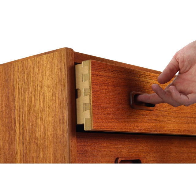 Arne Hovmand Olsen Teak 4 Drawer Chest of Drawers for Mogens Kold For Sale - Image 9 of 11