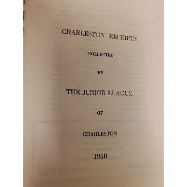 Mid-Century Modern Charleston's Receipts (Recipes), 1950 Edition For Sale - Image 3 of 7