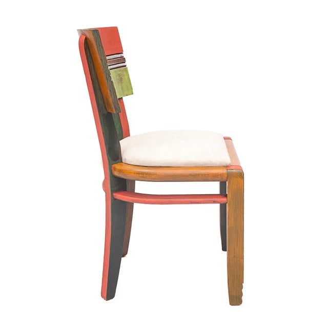 Wood Vintage Art Deco Chairs, 1930s, Set of 6 For Sale - Image 7 of 11