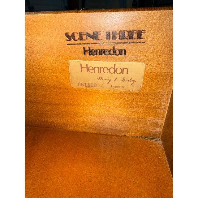 American 1960s Henredon Scene Three Night Stands, a Pair With the Dresser For Sale - Image 3 of 12