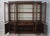 Gothic John Widdicomb Vintage Large Walnut Gothic Design Breakfront Display Bookcase For Sale - Image 3 of 18