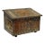 Antique Coal Kindling Box Copper and Brass Repousse For Sale