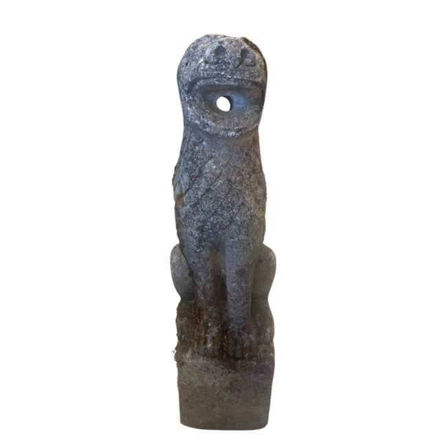 Vintage Weathered Cast Stone Lion Wall Fountain For Sale In West Palm - Image 6 of 12