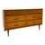 Vintage Bassett Mid Century Modern Walnut Double 6 Drawer Dresser With Carved Details. For Sale In Seattle - Image 6 of 11