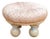 Contemporary MacKenzie-Childs Whimsical Tufted Silk & Cotton Tuffet Ottoman For Sale