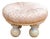 MacKenzie-Childs Whimsical Tufted Silk & Cotton Tuffet Ottoman For Sale