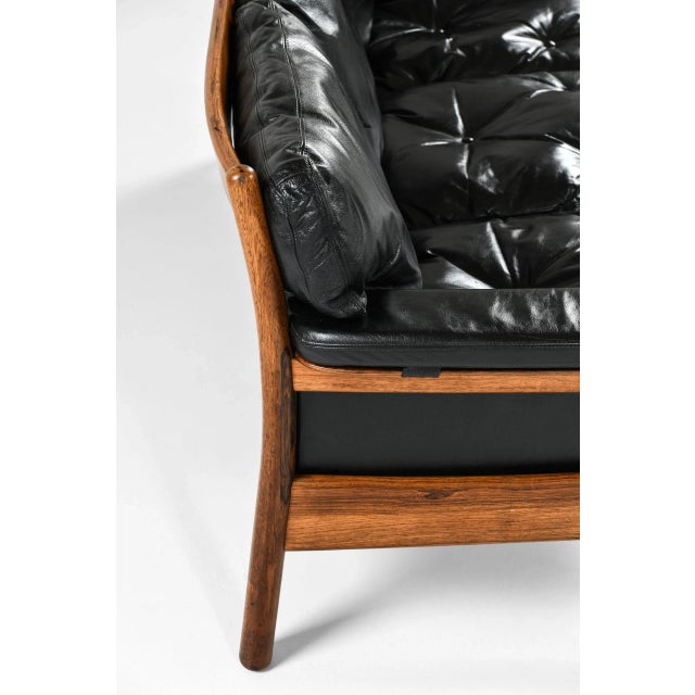 Wood Swedish Sofa by Gunnar Myrstrand for Källemo For Sale - Image 7 of 12