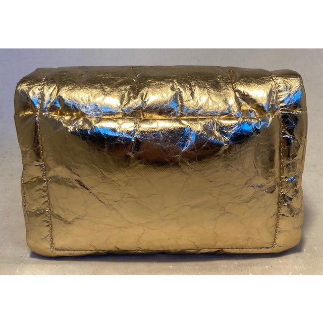 Animal Skin Marc Jacobs Gold Pillow Bag For Sale - Image 7 of 12