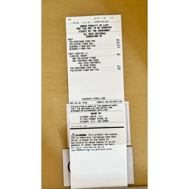 Ecru Willow Chair From Hickory Chair For Sale - Image 8 of 10