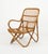 Mid-Century Bamboo and Rattan Armchairs in the style of Tito Agnoli, Italy 1960s For Sale - Image 13 of 16