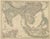 Antique Map of Southeast Asia and China attributed to Kiepert, 1870s For Sale