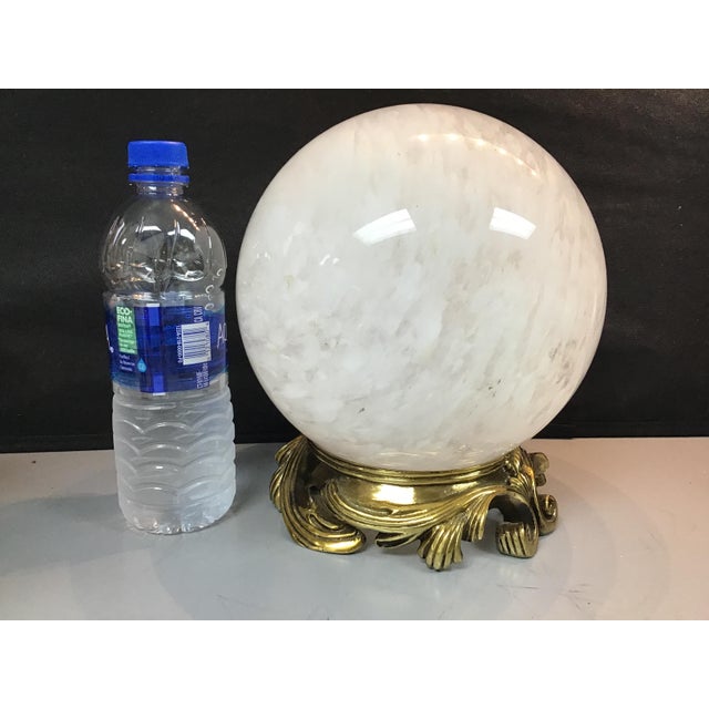 Extra Large Heavy Quartz Crystal Ball Chairish
