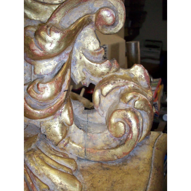 Spanish Style Giltwood Wall Sconce For Sale In Los Angeles - Image 6 of 11