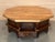 Baroque Early 20th Century Spanish Fir and Walnut Octogonal Table Special Design Restored Wax Polished For Sale - Image 3 of 18