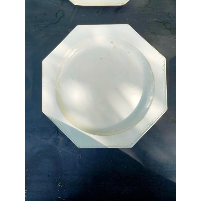 19th Century 19th Century Creil Plates in White Earthenware, Set of 8 For Sale - Image 5 of 13