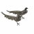 Vintage Mid Century Italian Alpaca Silverplate Pheasants For Sale - Image 4 of 8