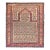 Antique 19th Century Caucasian Shirvan Rug With Prayer Design in Ivory For Sale