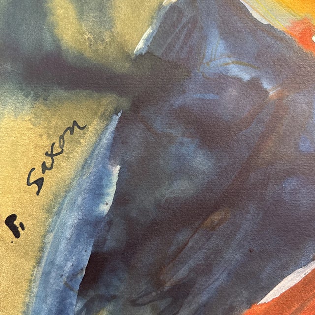 Contemporary Phil Saxon Ink Drawing on Paper For Sale - Image 3 of 9