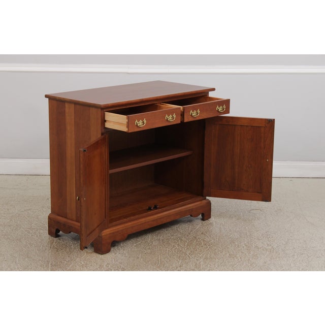 Stickley Stickley Cherry 2 Door Server Cabinet For Sale - Image 4 of 15
