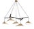 Emily Group of Five Pendant Light in Gold Metallic Tone by Daniel Becker for Moss Objects For Sale