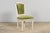 Green Antique French Louis XVI Style Painted Accent Chair in Moss Green Mohair For Sale - Image 8 of 18